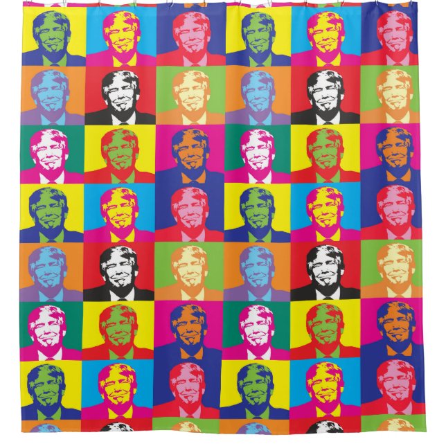 Präsident Trump Duschvorhang (Vorderseite)