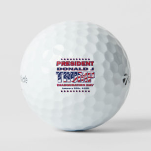 Präsident Trump Einweihung 2025 Golfball