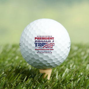 Präsident Trump Einweihung 2025 Golfball