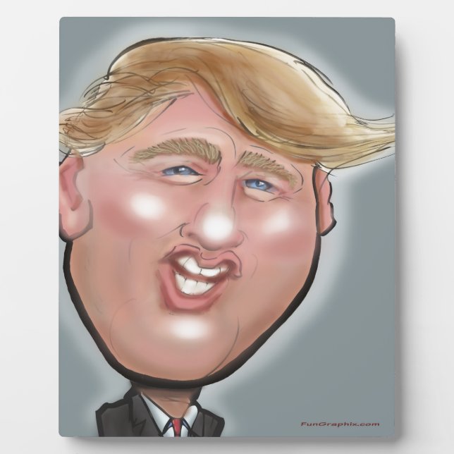 Präsident Trump Fotoplatte (Vorderseite)