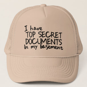 Präsident Trump Funny FBI DOJ Top Secret Documents Truckerkappe