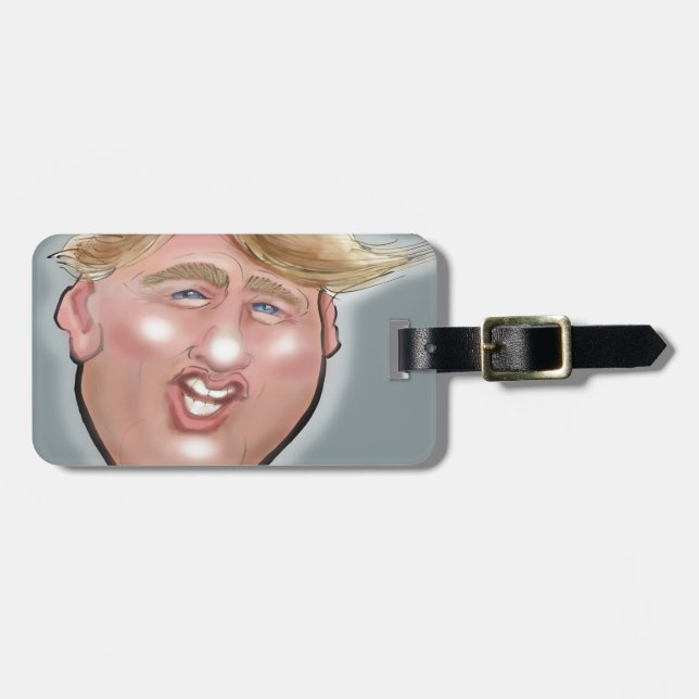 Präsident Trump Gepäckanhänger (Vorderseite horizontal)