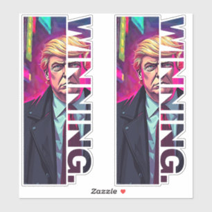 Präsident Trump - GEWINNEN Aufkleber