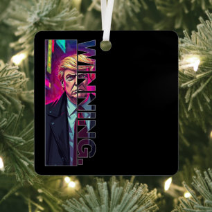 Präsident Trump - GEWINNEN Ornament Aus Metall