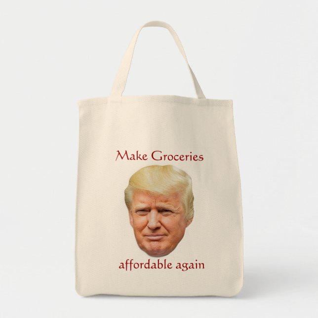 Präsident Trump Grocery Tote Tragetasche (Vorne)