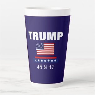 PRÄSIDENT TRUMP GROSSE LATTE MACCHIATO-TASSE MILCHTASSE