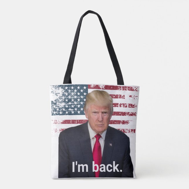 Präsident Trump Ich bin zurück (Rückseite)