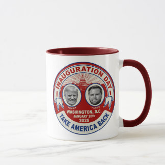 Präsident Trump JD Vance Amtseinführungs-Tag-Souve Tasse