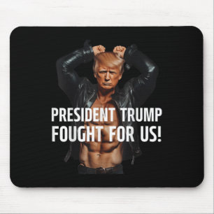 Präsident Trump kämpfte 2025 für die Sportarten vo Mousepad