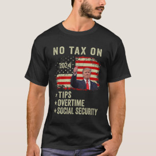 Präsident Trump Keine Steuer Auf Trinkgelder Übers T-Shirt