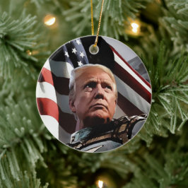 Präsident Trump Keramik Ornament
