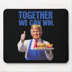 Präsident Trump macht Pommes frites  Mousepad