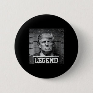 Präsident Trump Mug Shot Legende Republikaner Trum Button