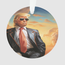Präsident Trump Proud American Acrylic Ornament