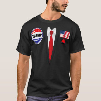 Präsident Trump Shirt Anzug Halloween Lazy Costume