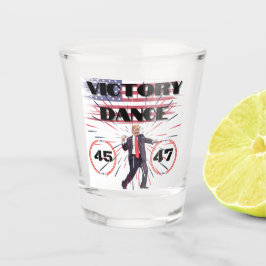 Präsident Trump Siegeszug Shot Glass Schnapsglas