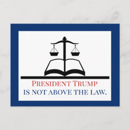 Präsident Trump steht nicht über dem Gerichten-Maß Postkarte