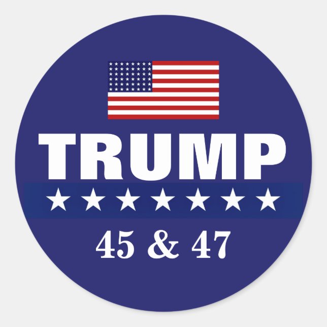 PRÄSIDENT TRUMP STICKER (Vorderseite)