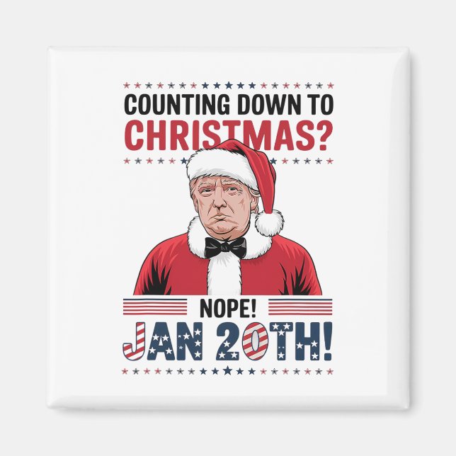 Präsident Trump Tag der Amtseinführung Shirt Funny Magnet (Vorne)