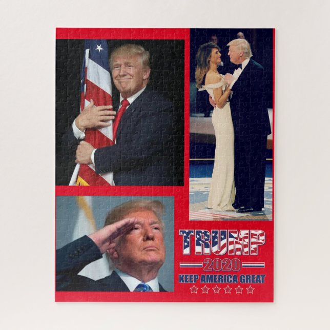 Präsident Trump - Trump 2020 Puzzle (Vertikal)