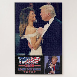 Präsident Trump und Melania Dancing - Trump 2020 Puzzle
