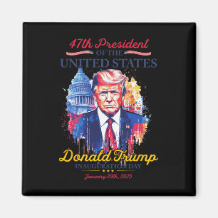 Präsident Trump USA Amtseinführungsfeier 2025 Denk Magnet