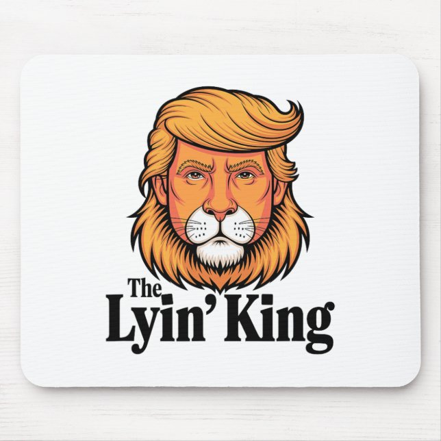 Präsident Trump verspottet den lügenden König  Mousepad (Vorne)