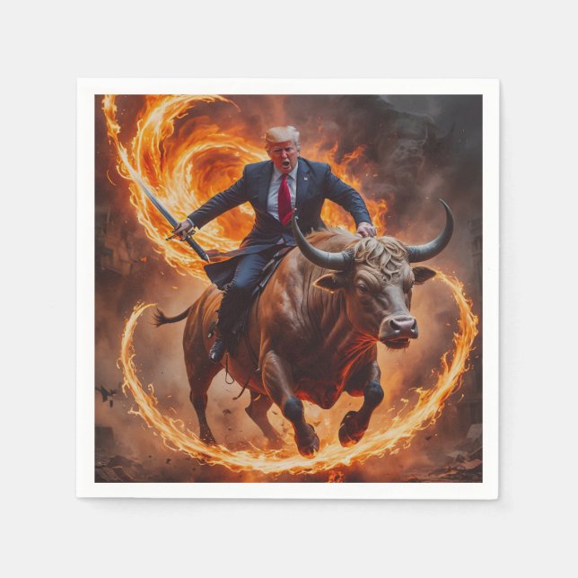 Präsident Trump Wahlen Republikanischer Fonds Napk Serviette (Vorderseite)