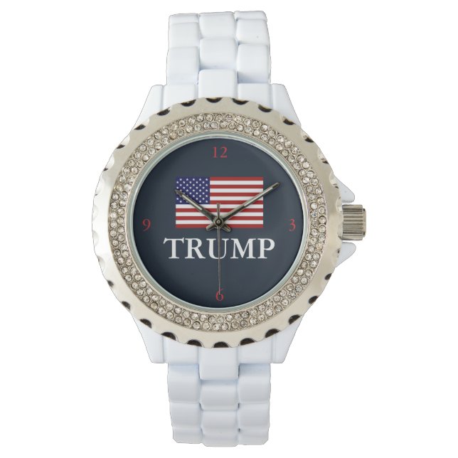 PRÄSIDENT TRUMP WATCH ARMBANDUHR (Vorderseite)