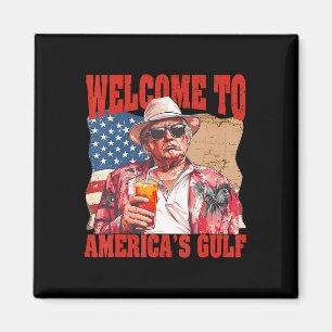 Präsident Trump Willkommen in Amerikas Golf von Me Magnet