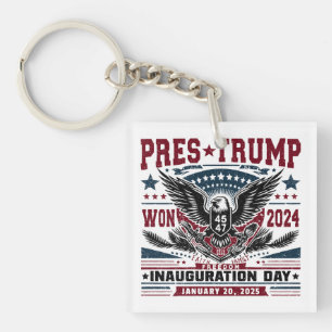 Präsident Trump Won 2024 Schlüsselanhänger