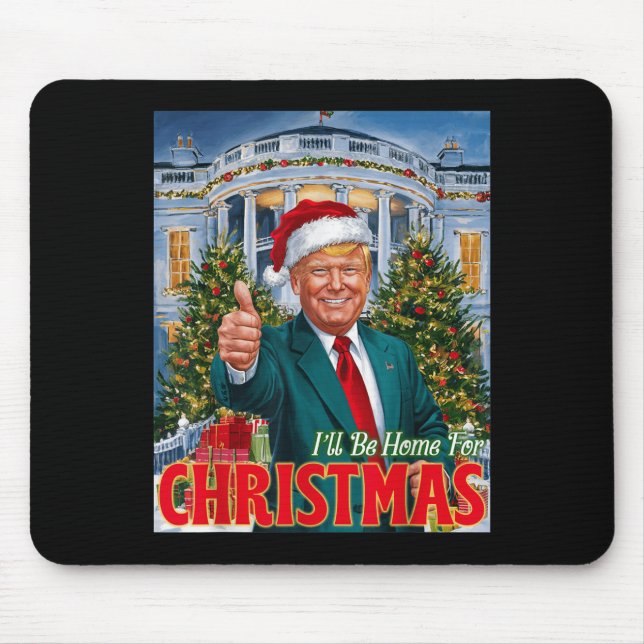 Präsident Trump zurück, ich werde für Christi Zuha Mousepad (Vorne)