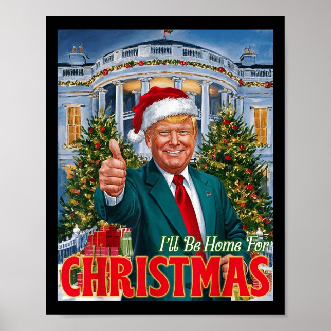 Präsident Trump zurück, ich werde für Christi Zuha Poster (Vorne)