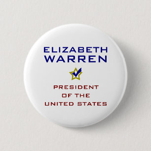Präsident USA V2 Elizabeth-Waren Button