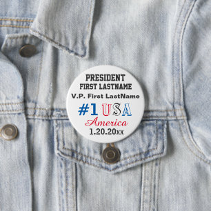 Präsident Vizepräsident Name Amtseinführung Button