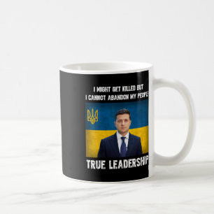 Präsident Volodymyr Zelensky Ukraine Ukrainische F Kaffeetasse