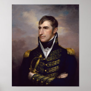 Präsident William Henry Harrison Poster