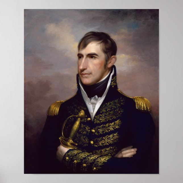 Präsident William Henry Harrison Poster (Vorne)