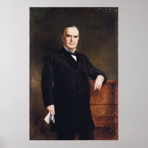 Präsident William McKinley von August Benziger 189 Poster