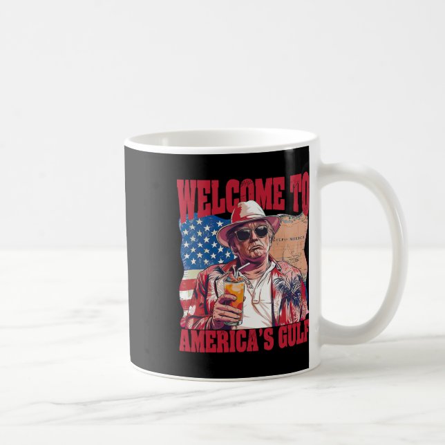 Präsident willkommen im Golf von Mexiko Kaffeetasse (Rechts)