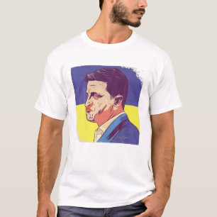 Präsident Zelensky, ukrainischer Präsident, Unters T-Shirt