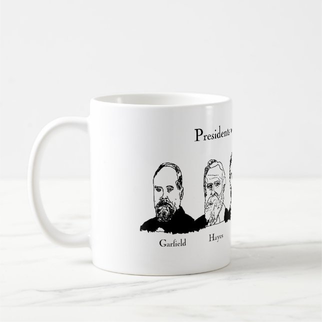 Präsidenten mit der Bart-Verein-Tasse Kaffeetasse (Links)