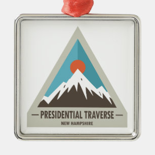 Präsidenten-Traverse New Hampshire Dreieck Ornament Aus Metall