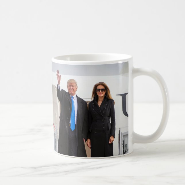 Präsidenten-u. First Lady-Trumpf Tasse (Rechts)