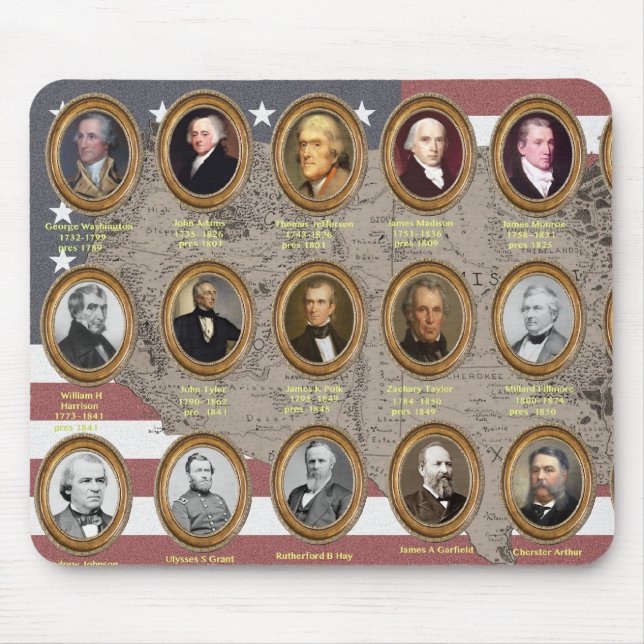 Präsidenten U.S.A. Mousepad (Vorne)