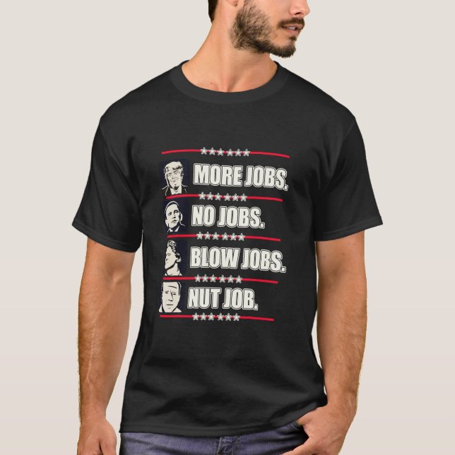Präsidenten wählen Trump Anti-Biden Obama Clinton  T-Shirt (Vorderseite)