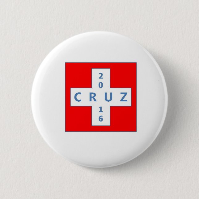 Präsidentenkampagnenknopf Teds Cruz 2016 Button (Vorderseite)