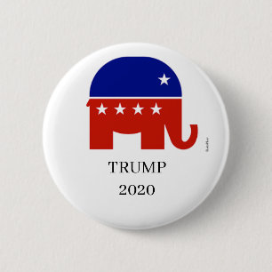 Präsidentenknopf Donald- Trumprepublikaner-2020 Button