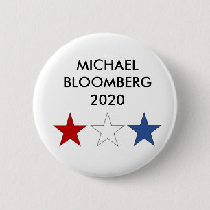 Präsidentenknopf Michael Bloombergs 2020 Button
