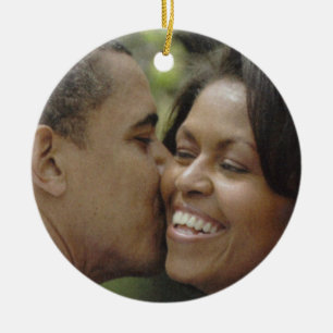 PRÄSIDENTENLiebe, BARACK OBAMA Verzierung Keramikornament